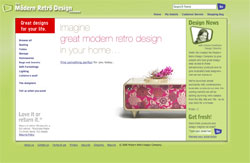 Modern Retro Design Company screenshot